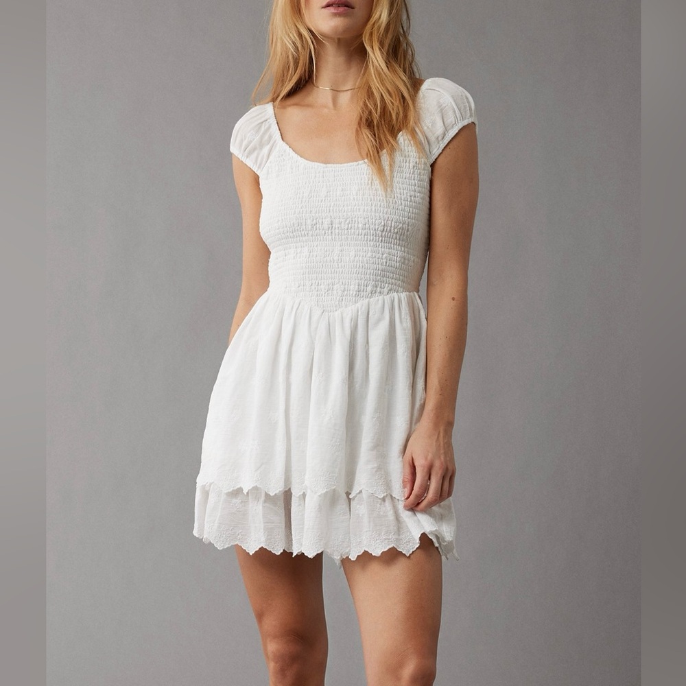 American Eagle white mini dress